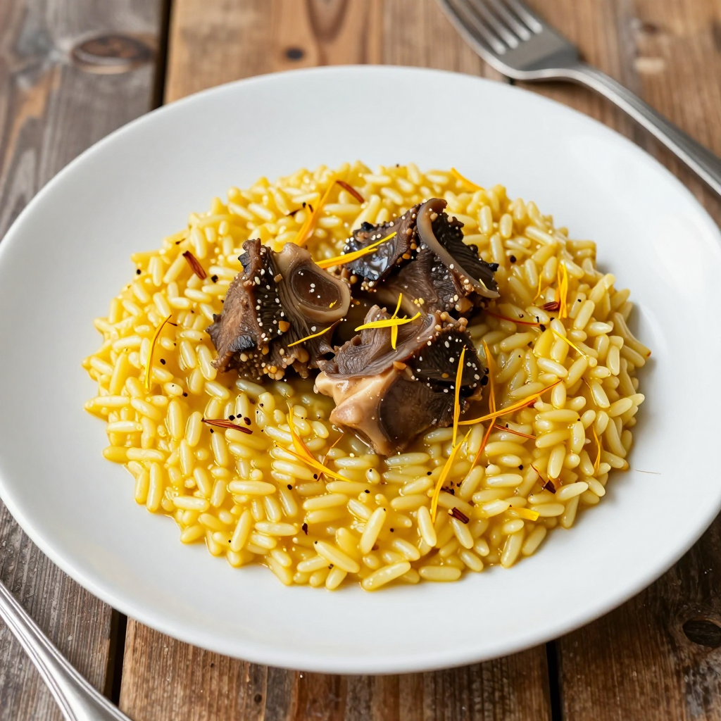Risotto alla Milanese con Ossobuco